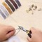 Chains Jewelry Making Supplies, 60ft Cable Link Chains for Making Jewelry Necklace Earring Bracelet Findings DIY Craft Kit for Adults, 6-Color 2mm Gold Silver Copper Plated Metal Link Rolls Bulk